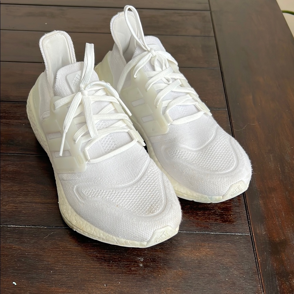 Adidas White Running Shoes